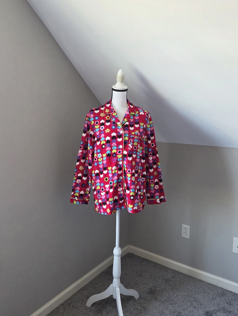 Victoria's Secret Y2K Flannel Pajama Top